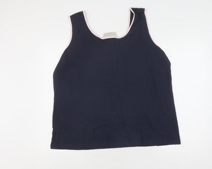 Ann Harvey Women's Blue Viscose Tank Size 24