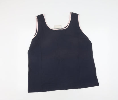 Ann Harvey Women's Blue Viscose Tank Size 24