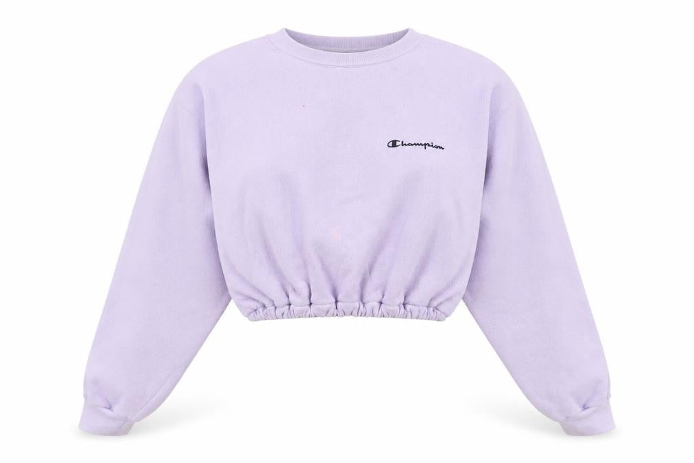 Womens UK Size L Champion Purple Pullover Sweatshirt
