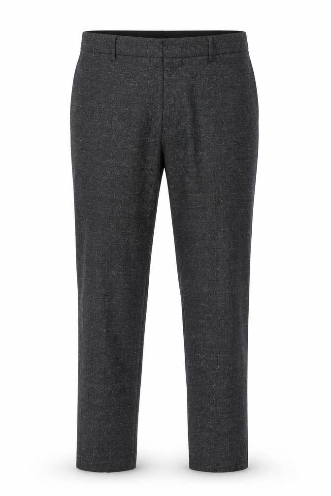 Mens UK Size 32 Club Monaco Classic Fit Formal Black Trousers