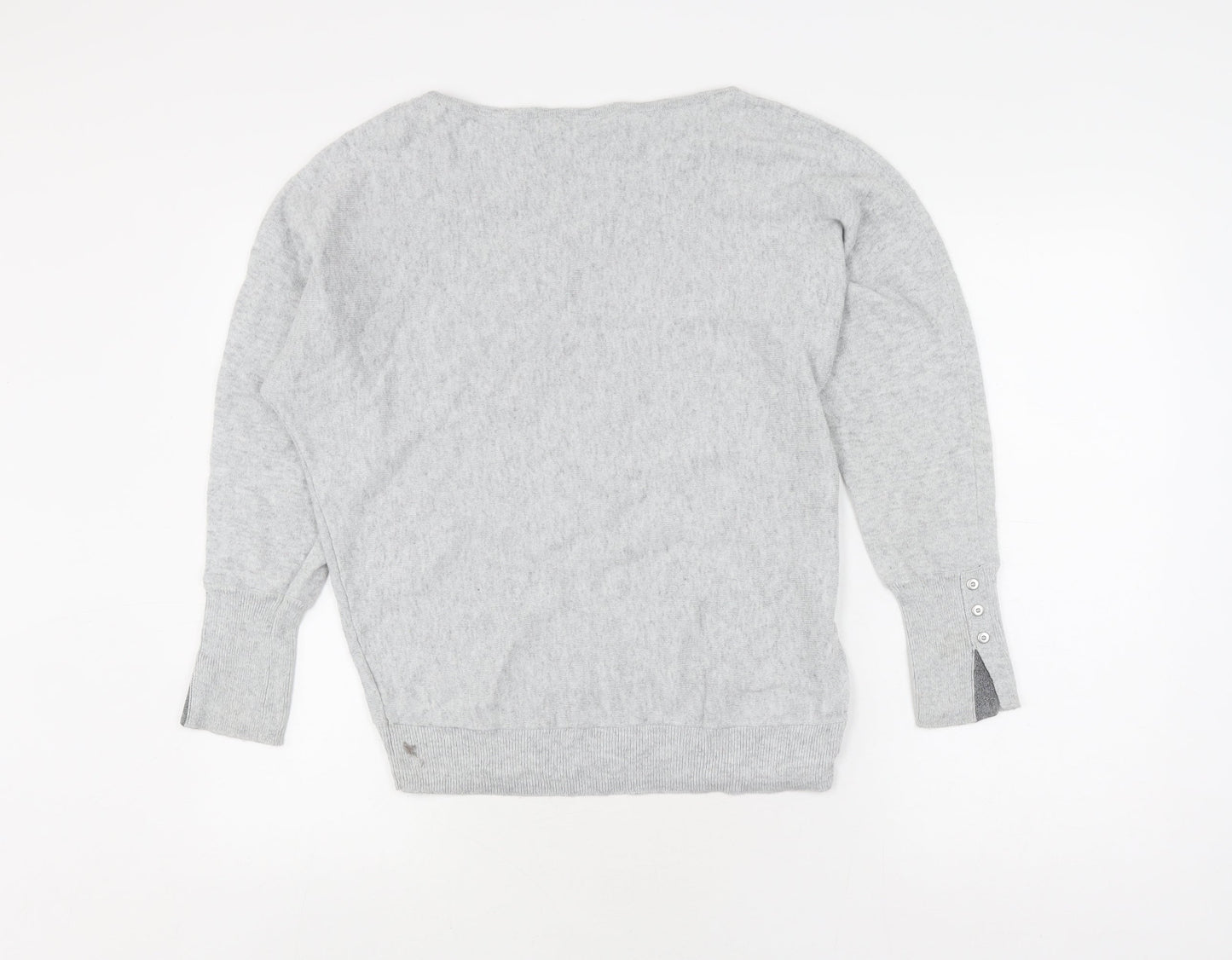 Womens UK Size XS Mint Velvet Grey Pullover Jumper