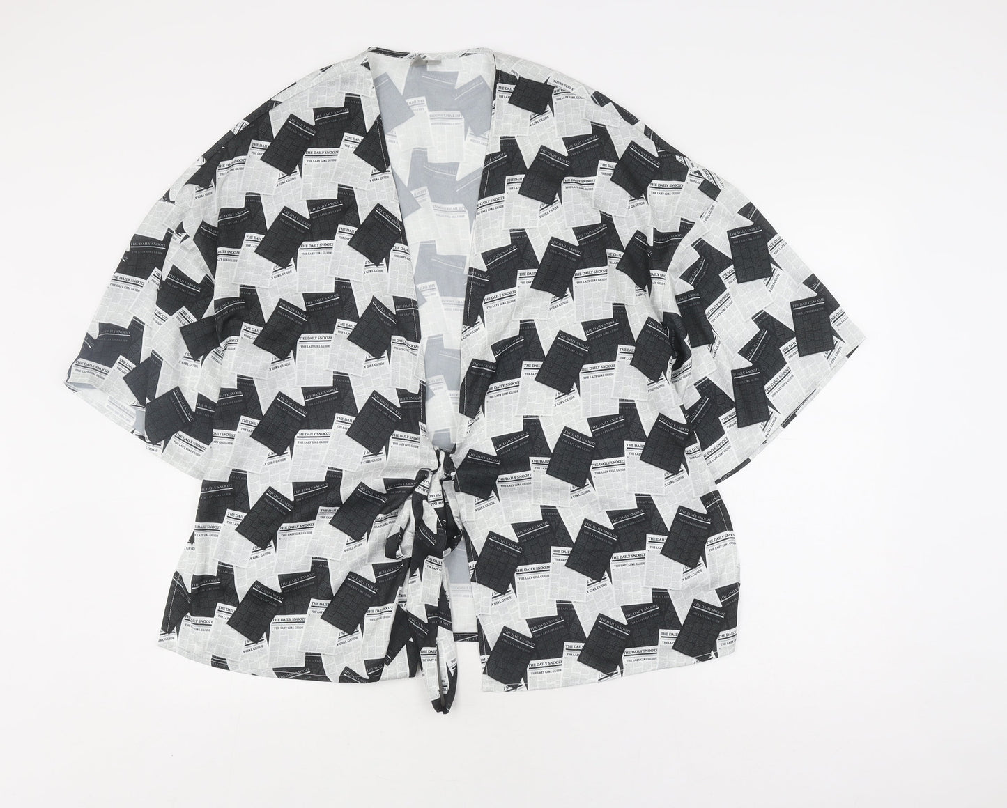 Womens UK Size XS ASOS Multicoloured Kimono Blouse