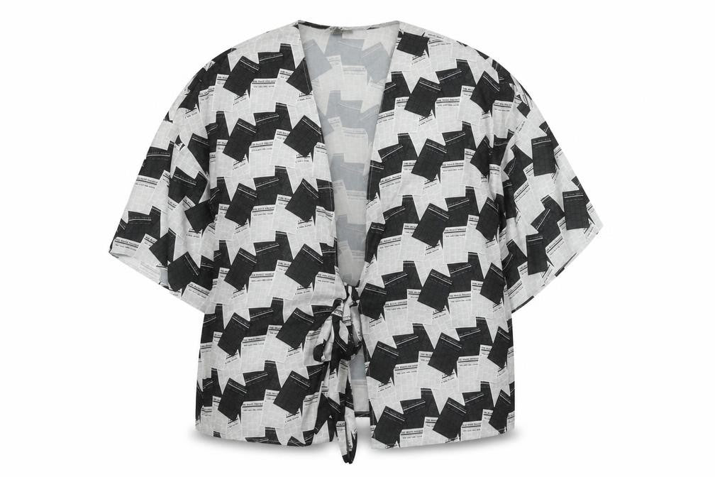 Womens UK Size XS ASOS Multicoloured Kimono Blouse