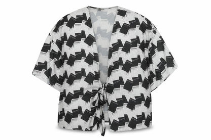 Womens UK Size XS ASOS Multicoloured Kimono Blouse