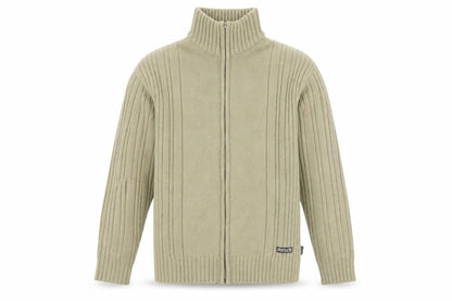 Pole Position Men's Beige Full Zip Jumper Size L