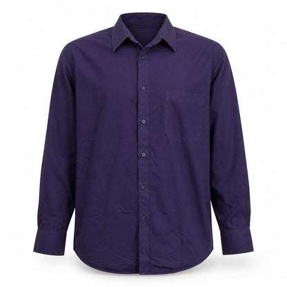 Jack Reid Men's Purple Long Sleeve Shirt 15.5