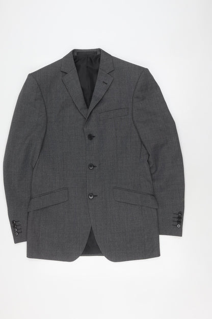 Mens UK Size 36 Marks and Spencer Regular Grey Suit Jacket