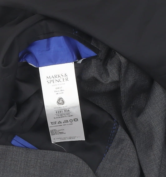 Mens UK Size 36 Marks and Spencer Regular Grey Suit Jacket