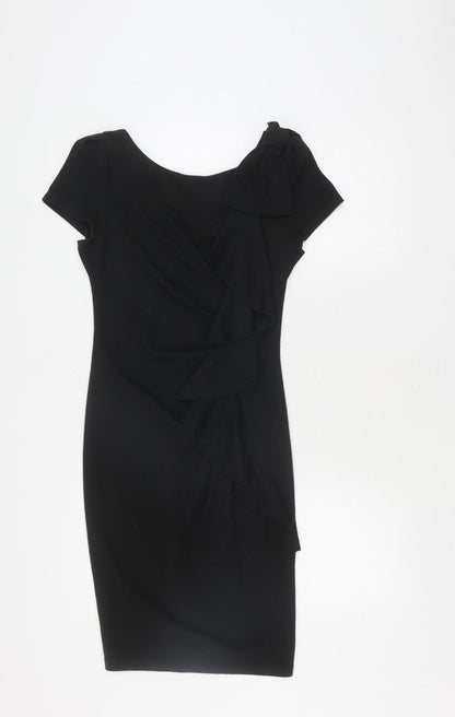 Red Herring Women's Black Sheath Dress Size 8 Party