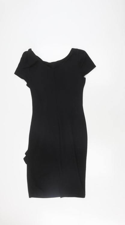 Red Herring Women's Black Sheath Dress Size 8 Party