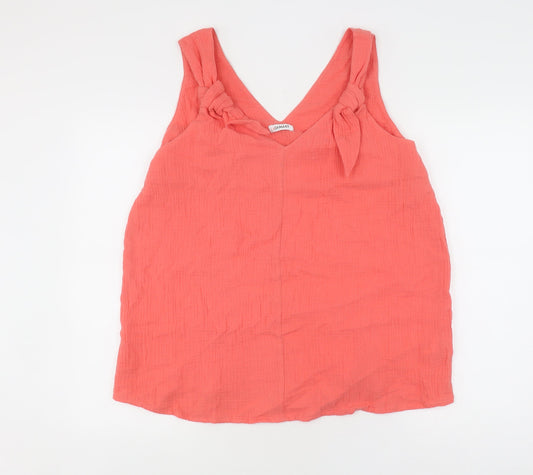 Womens UK Size M Damart Pink Basic Tank