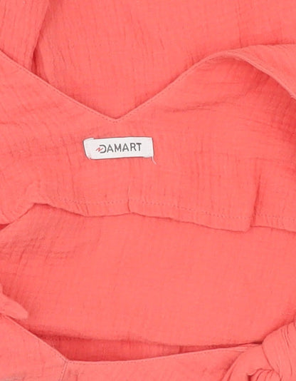 Womens UK Size M Damart Pink Basic Tank