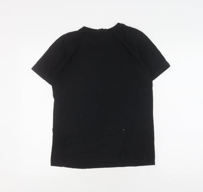 Harry Potter Boys Black Graphic T-Shirt in Size S