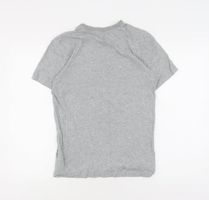 Nike Men's Grey XS T-Shirt - Short Sleeve, Crew Neck