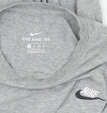 Nike Men's Grey XS T-Shirt - Short Sleeve, Crew Neck