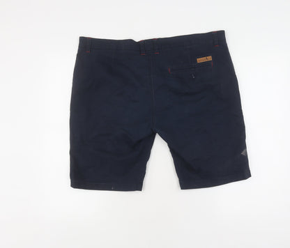 WestAce Blue Chino Shorts for Men, Size 38