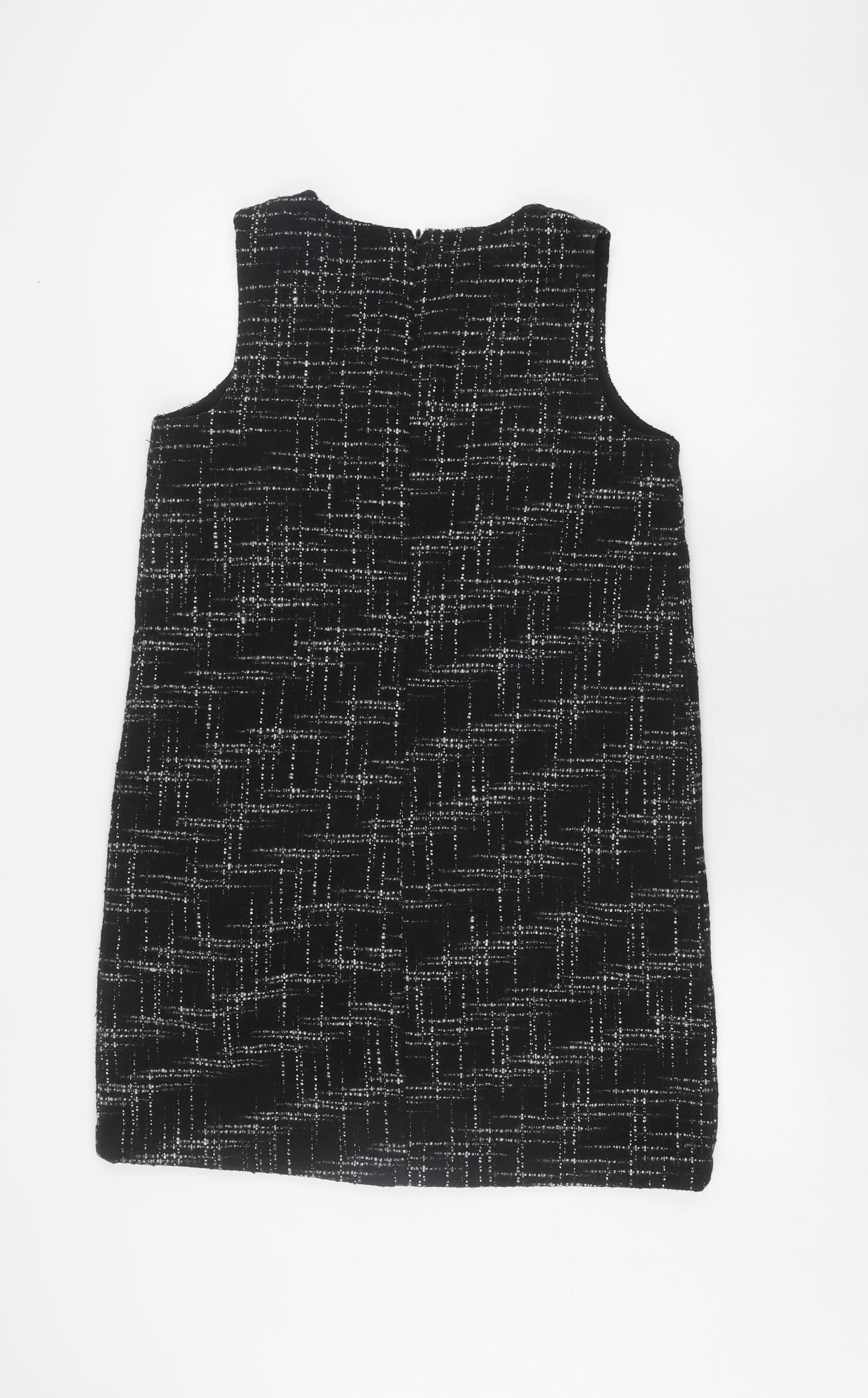 Gap Women's Black Check Shift Dress Medium