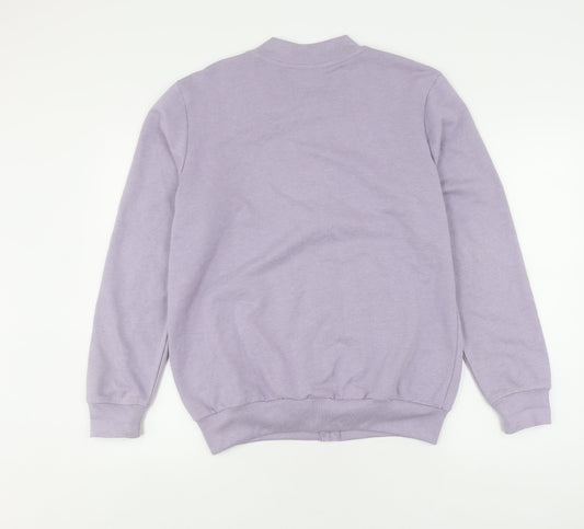 Cotton Traders Women's Purple Jacket M Casual Zip