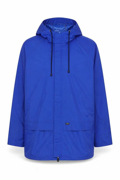 Mens UK Size M Reynard Blue Rain Coat