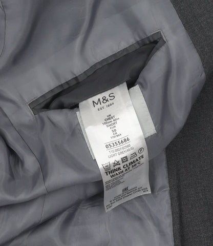 Mens UK Size 40 Marks and Spencer Regular Grey Suit Jacket