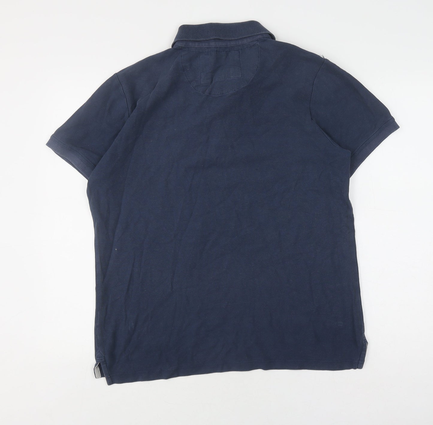 Saltrock Men's Blue Polo M - Casual Short Sleeve Cotton