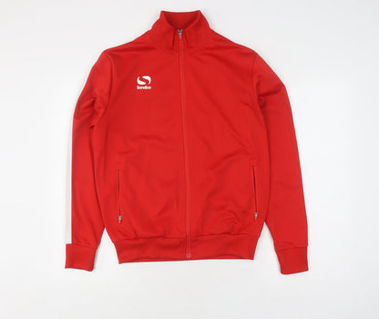 Additional front view of Sondico Men's Red Track Jacket, size S