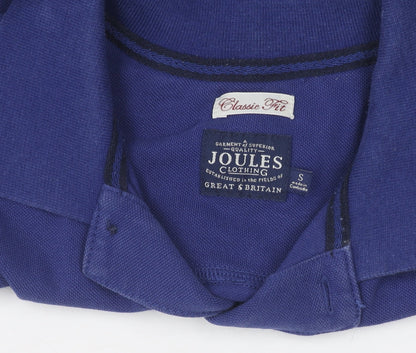 Joules Men's Blue Polo Shirt, S, Classic Fit