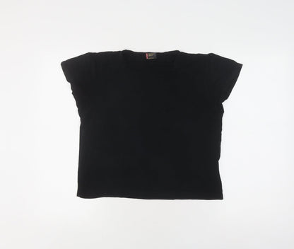 Teens UK Size 10 Levi's Black  T-Shirt