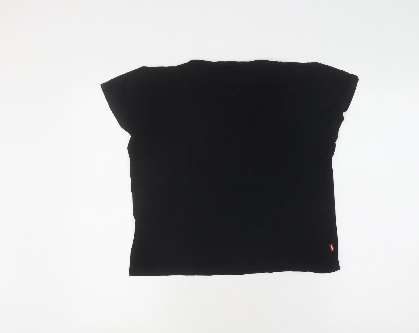 Teens UK Size 10 Levi's Black  T-Shirt