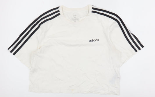 adidas Women's White XS Jersey T-Shirt