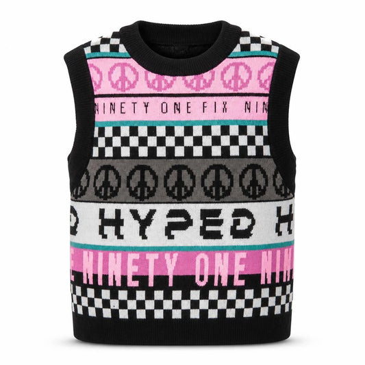 Womens UK Size S H&M Multicoloured Vest Jumper