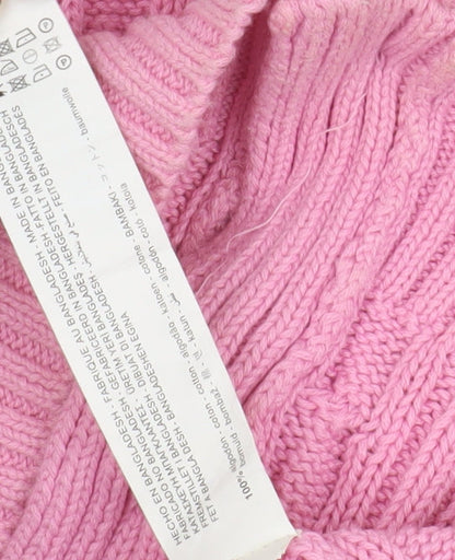 Womens UK Size S Stradivarius Pink Cardigan Jumper