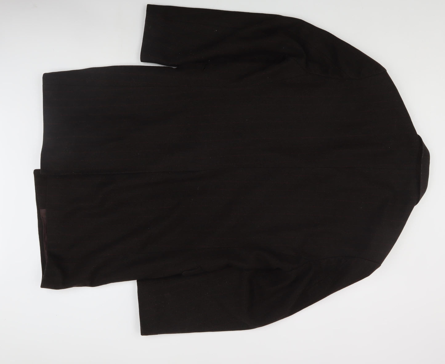 Mens UK Size 42 R Cornelius George Black Overcoat