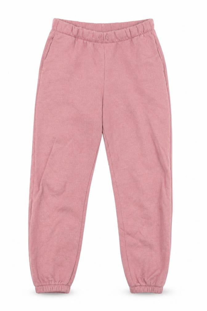Front view of H&M Teens Pink Jogger Trousers -, size 8, Cotton Blend