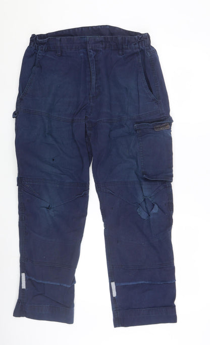 Mens UK Size 34 Portwest   Blue Jeans
