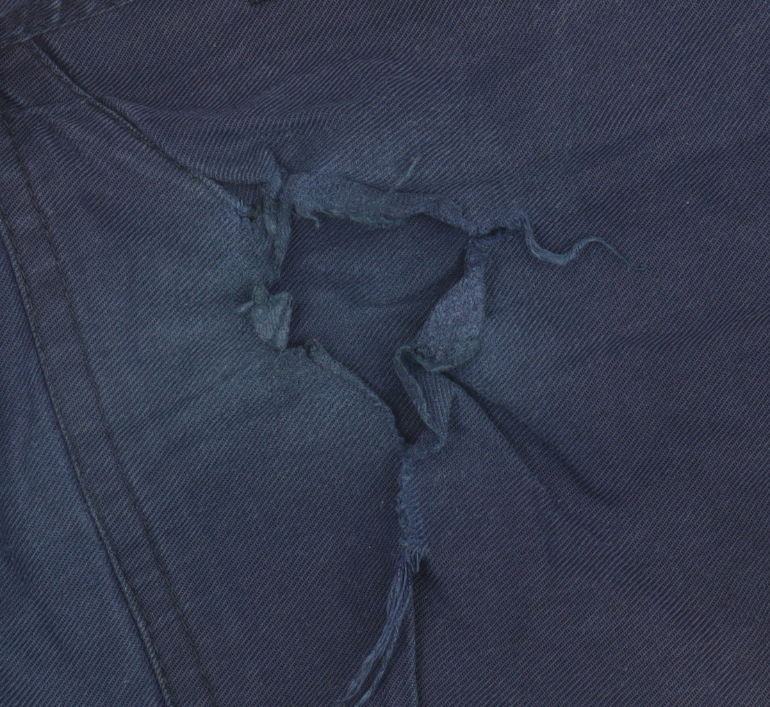 Fortwest Men's Blue Cargo Jeans - Size 34, Medium Wash