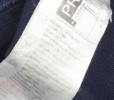 Fortwest Men's Blue Cargo Jeans - Size 34, Medium Wash