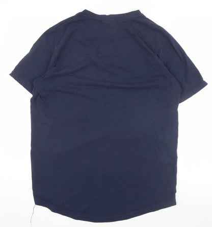 Mens UK Size L DFND Blue  T-Shirt