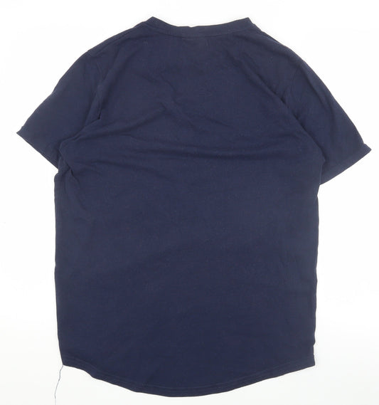 Mens UK Size L DFND Blue  T-Shirt