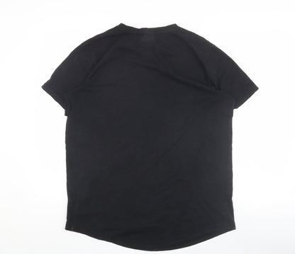 Mens UK Size L DFND Black  T-Shirt
