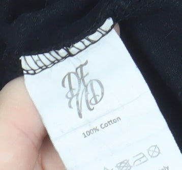 Mens UK Size L DFND Black  T-Shirt