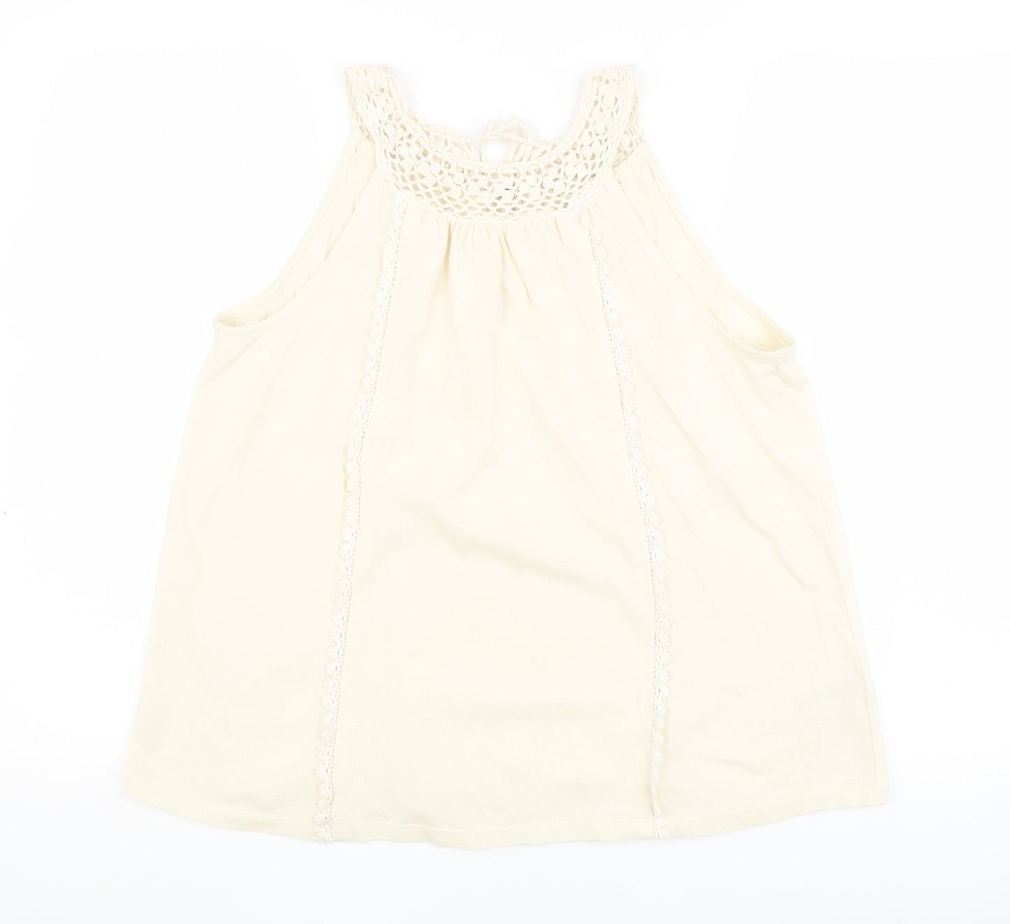 Womens UK Size 6 FatFace Ivory Camisole Tank