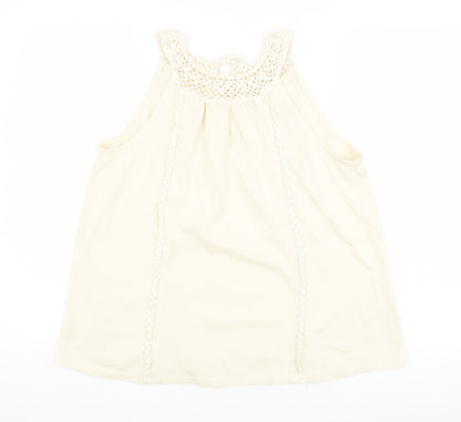 Womens UK Size 6 FatFace Ivory Camisole Tank