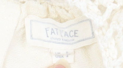 Womens UK Size 6 FatFace Ivory Camisole Tank