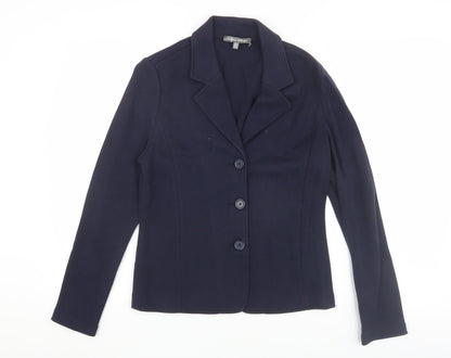 Womens UK Size 8 Laura Ashley Regular Blue Suit Jacket