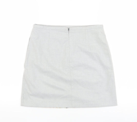 Banana Republic Women's Grey Pencil Skirt, Size 4