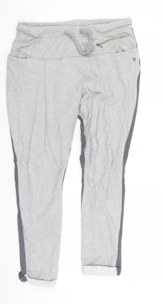 Adidas Unisex Grey Joggers L for Gym & Training