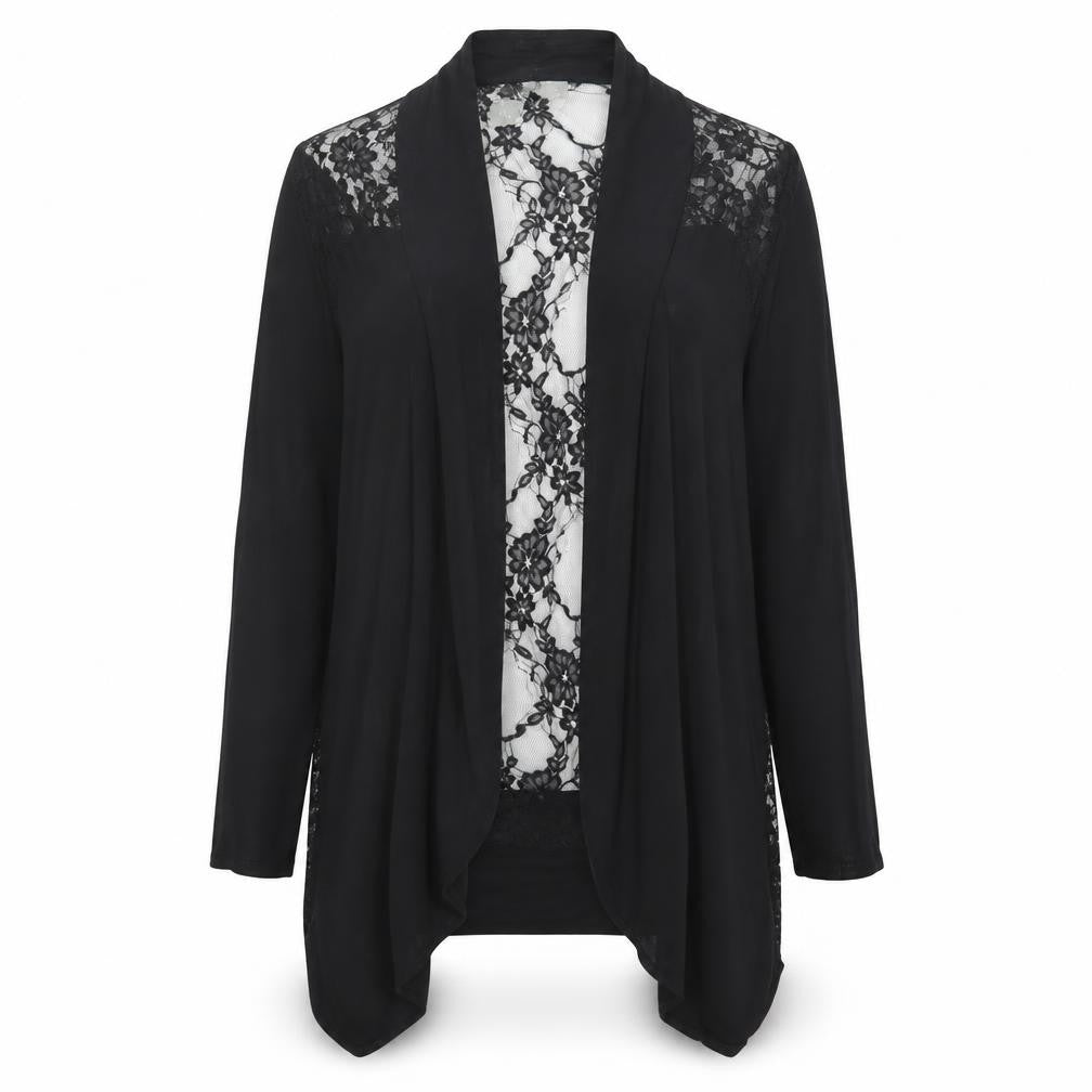 Womens UK Size S Wallis Black Kimono Wrap