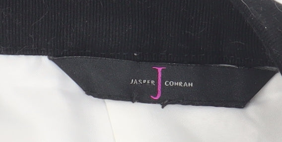 Jasper Conran Women's Blue Geometric Pencil Skirt Size 14