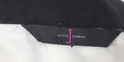 Jasper Conran Women's Blue Geometric Pencil Skirt Size 14